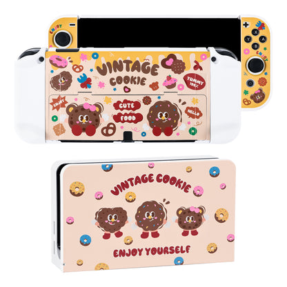 Switch OLED Case - Vintage Cookie