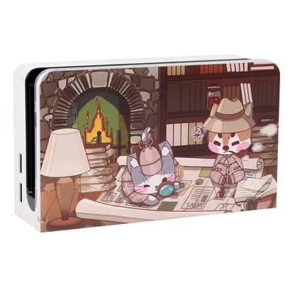Switch OLED Case - Detective Paw